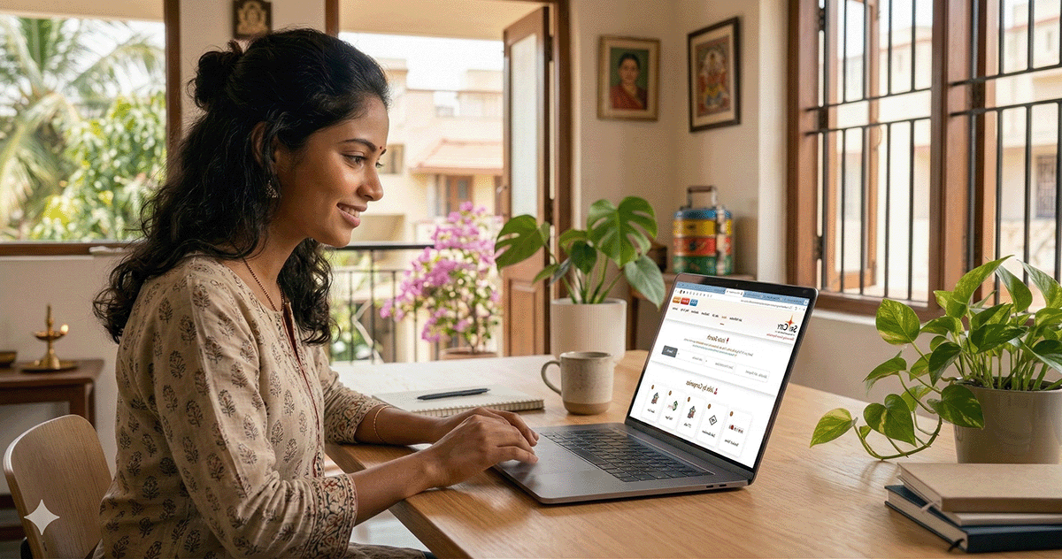 Job seeker exploring opportunities